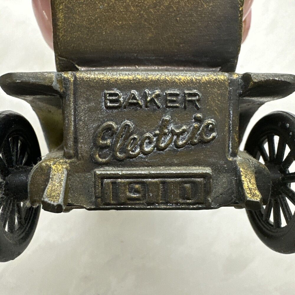 Vintage Banthrico 1910 Baker Electric Die Cast Car Coin Bank - Picture 7 of 7